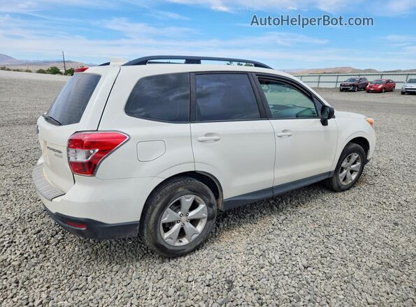 JF2SJABC6GH514418 2016 SUBARU FORESTER Белый Задняя правая четверть