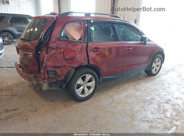 JF2SJABC6GH520767 2016 SUBARU FORESTER Red Հետևի աջ
