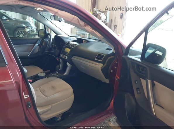 JF2SJABC6GH520767 2016 SUBARU FORESTER Red Սալոնի դիմացի տեսք