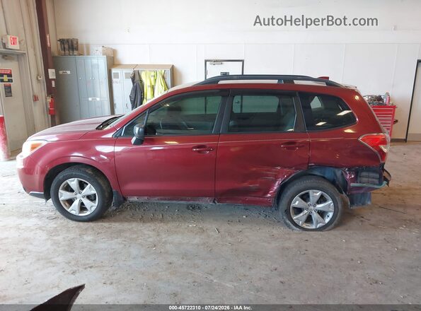 JF2SJABC6GH520767 2016 SUBARU FORESTER Red Սալոնի 360 աստիճան տեսք