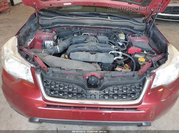 JF2SJABC6GH520767 2016 SUBARU FORESTER Red Հետևի տեսք