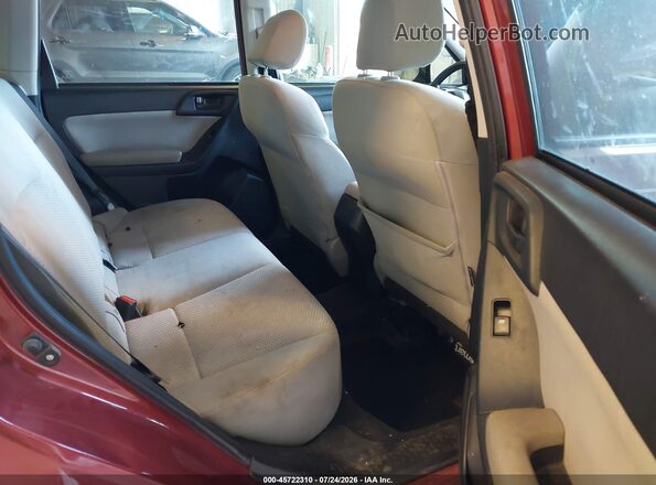 JF2SJABC6GH520767 2016 SUBARU FORESTER Red VIN կոդի պիտակի տեսք