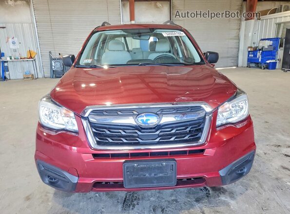 JF2SJABC6HH596085 2017 SUBARU FORESTER Red Vista frontal