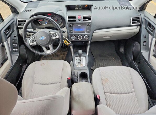 JF2SJABC6JH549550 2018 SUBARU FORESTER Blue Vista del salpicadero