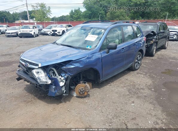 JF2SJABC7JH463602 2018 SUBARU FORESTER Dark Blue Դիմացի տեսք