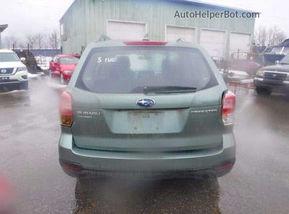 JF2SJABC7JH477189 2018 SUBARU FORESTER Green Widok z tyłu