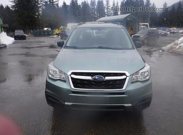 JF2SJABC7JH477189 2018 SUBARU FORESTER Green Widok z przodu