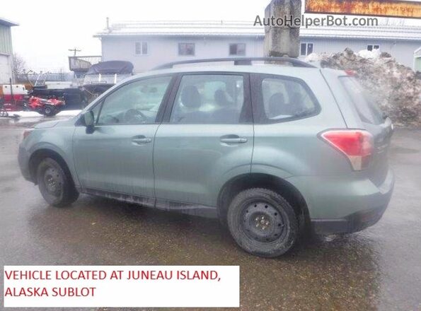 JF2SJABC7JH477189 2018 SUBARU FORESTER Green Tył lewy