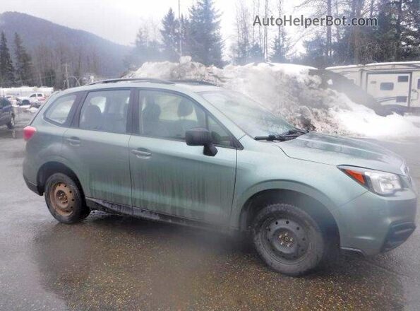 JF2SJABC7JH477189 2018 SUBARU FORESTER Green Przód prawy