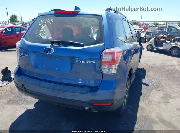 JF2SJABC7JH491335 2018 SUBARU FORESTER Blue Задня права чверть