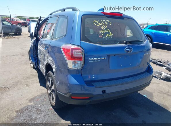 JF2SJABC7JH491335 2018 SUBARU FORESTER Blue Задня ліва чверть