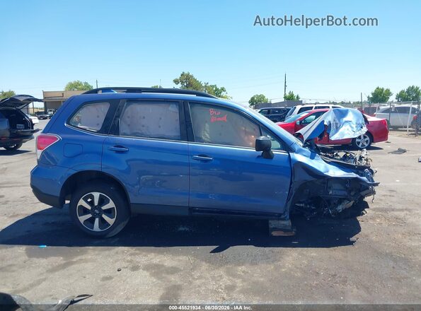 JF2SJABC7JH491335 2018 SUBARU FORESTER Blue Вид задньої частини салону