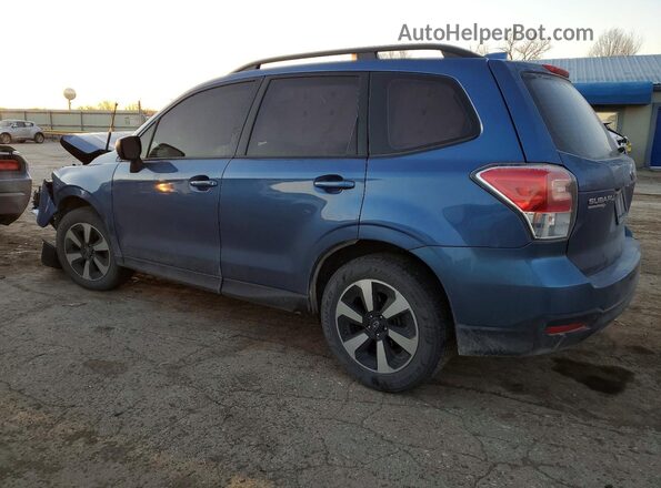JF2SJABC7JH570715 2018 SUBARU FORESTER Blue Rear left