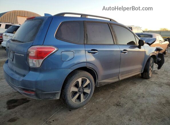 JF2SJABC7JH570715 2018 SUBARU FORESTER Blue Rear right