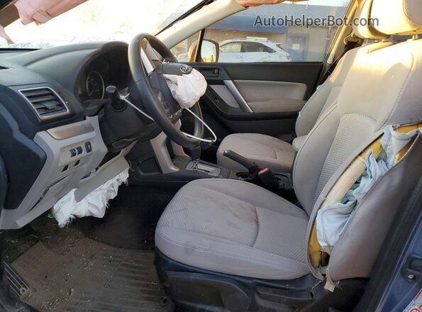 JF2SJABC7JH570715 2018 SUBARU FORESTER Blue Front interior view