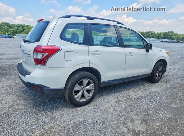 JF2SJABC8GH403840 2016 SUBARU FORESTER White Задня права чверть