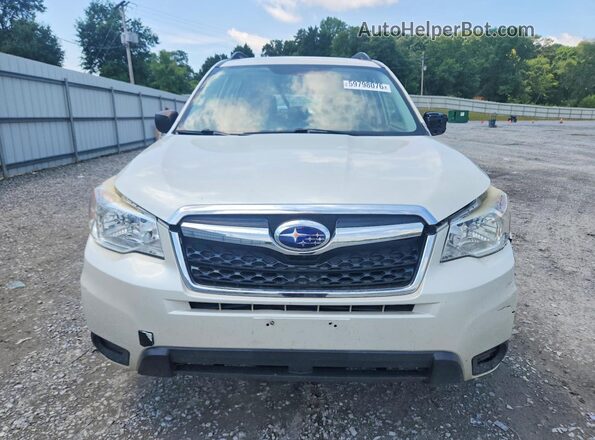 JF2SJABC8GH403840 2016 SUBARU FORESTER White Вид спереду