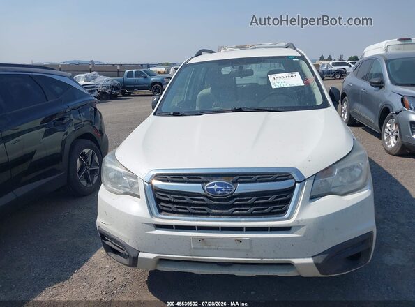 JF2SJABC8HH517967 2017 SUBARU FORESTER White Widok zestawu wskaźników