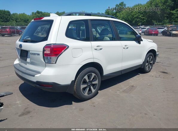 JF2SJABC8JH558833 2018 SUBARU FORESTER White Trasero derecho