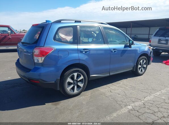 JF2SJABC8JH584431 2018 SUBARU FORESTER Blue უკანა მარჯვენა