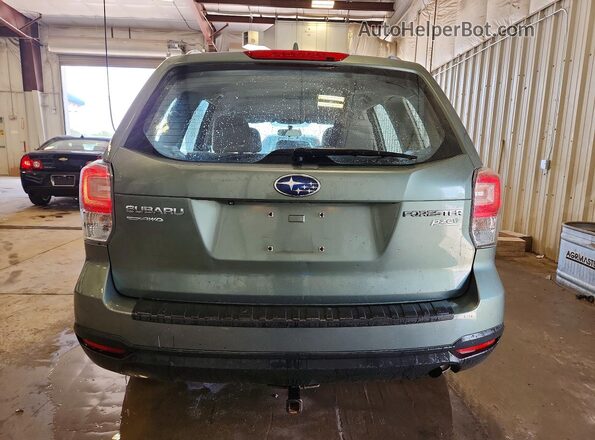 JF2SJABC9HH490990 2017 SUBARU FORESTER Green Widok z tyłu