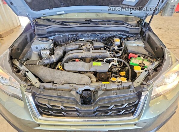 JF2SJABC9HH490990 2017 SUBARU FORESTER Green Widok wnętrza z tyłu