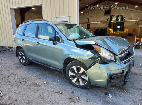 JF2SJABC9HH536785 2017 SUBARU FORESTER Green წინა მარჯვენა