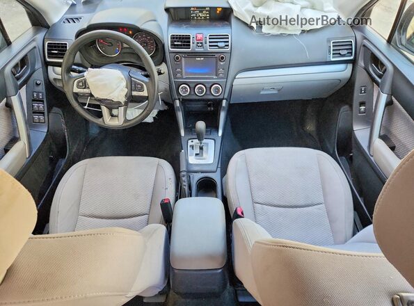 JF2SJABC9HH536785 2017 SUBARU FORESTER Green წინა პანელის ხედი