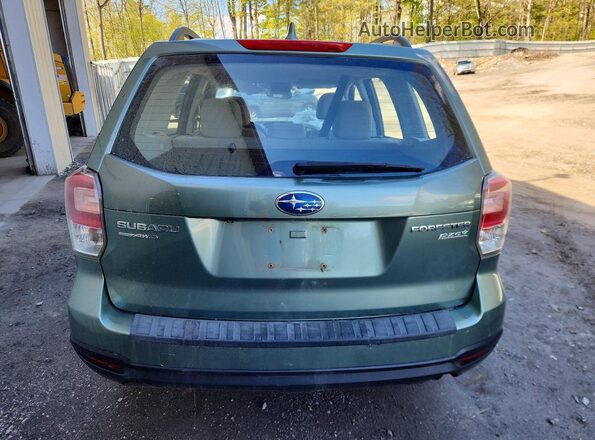 JF2SJABC9HH536785 2017 SUBARU FORESTER Green უკანა ხედი