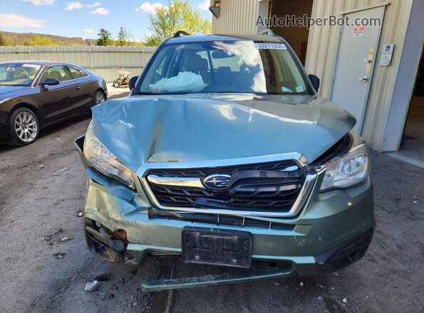 JF2SJABC9HH536785 2017 SUBARU FORESTER Green წინა ხედი