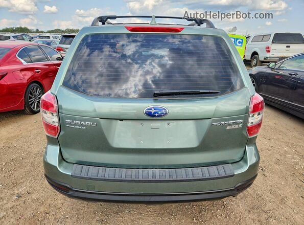 JF2SJABCXGH453574 2016 SUBARU FORESTER Green უკანა ხედი