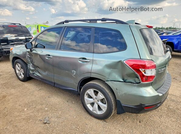 JF2SJABCXGH453574 2016 SUBARU FORESTER Green უკანა მარცხენა