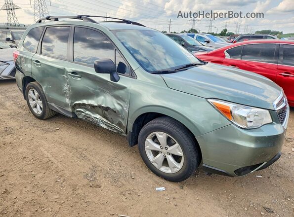 JF2SJABCXGH453574 2016 SUBARU FORESTER Green წინა მარჯვენა