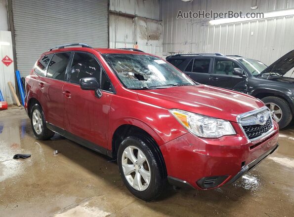 JF2SJABCXGH479351 2016 SUBARU FORESTER Red Przód prawy