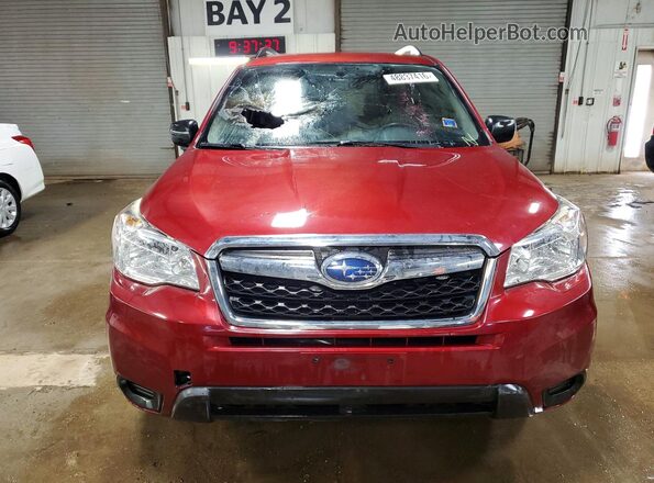 JF2SJABCXGH479351 2016 SUBARU FORESTER Red Widok z przodu