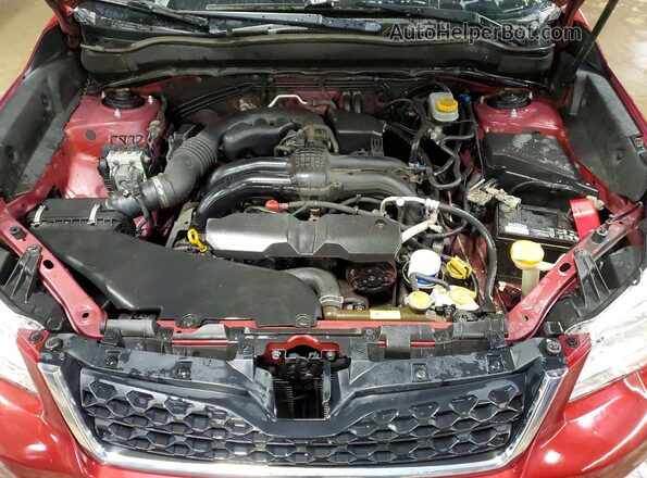 JF2SJABCXGH479351 2016 SUBARU FORESTER Red Widok wnętrza z tyłu