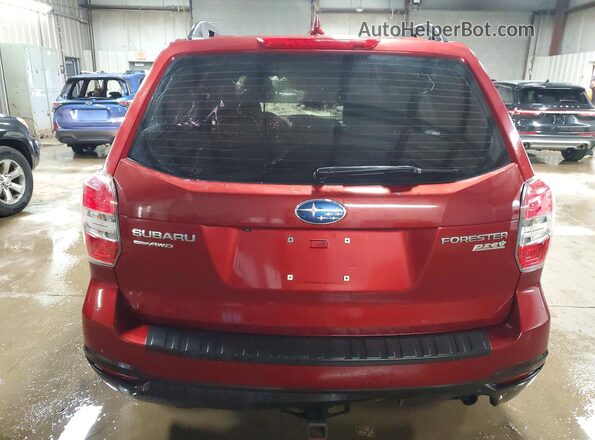 JF2SJABCXGH479351 2016 SUBARU FORESTER Red Widok z tyłu
