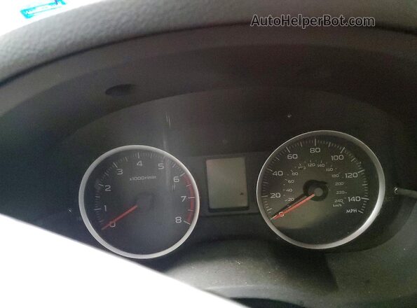 JF2SJABCXGH479351 2016 SUBARU FORESTER Red Widok zestawu wskaźników