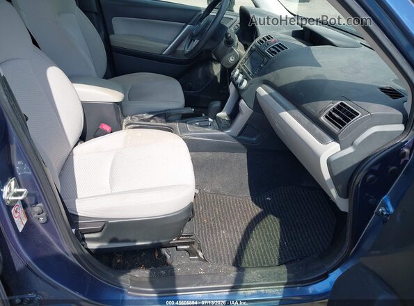 JF2SJABCXHH477343 2017 SUBARU FORESTER Blue Widok wnętrza z przodu