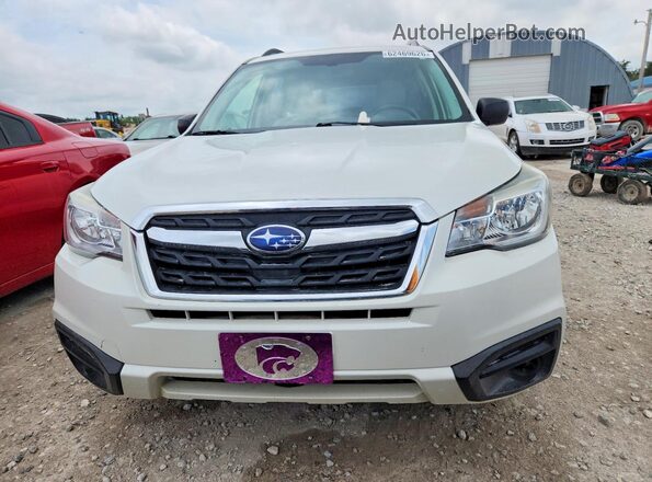 JF2SJABCXJH546649 2018 SUBARU FORESTER Белый Вид спереди