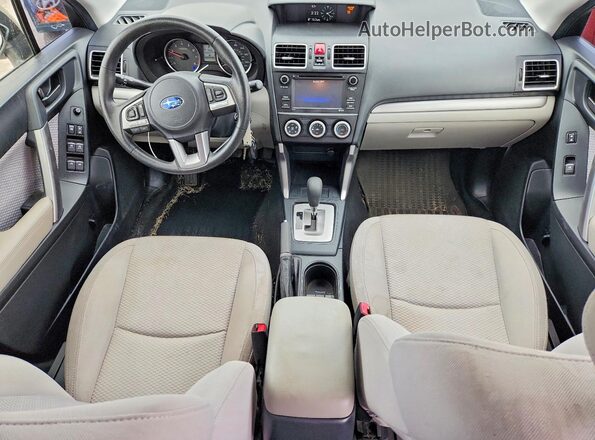 JF2SJABCXJH546649 2018 SUBARU FORESTER Белый Вид панели приборов