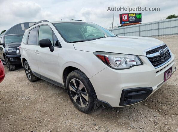 JF2SJABCXJH546649 2018 SUBARU FORESTER Белый Передняя правая четверть