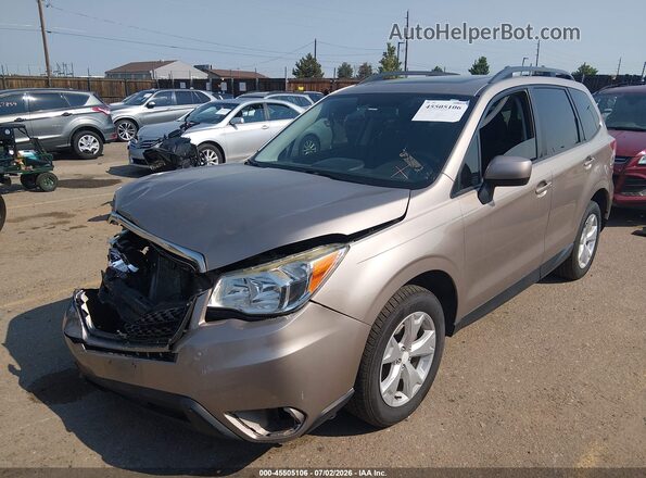 JF2SJADC0GH440586 2016 SUBARU FORESTER Pewter Передня ліва чверть