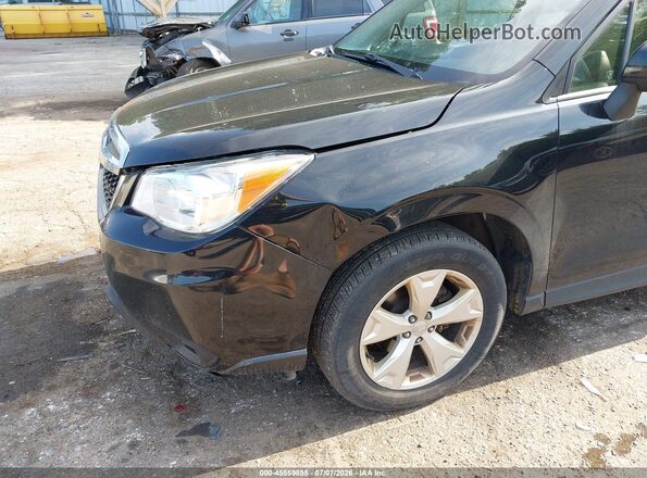 JF2SJADC0GH493627 2016 SUBARU FORESTER Black Widok z przodu