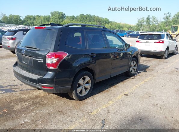 JF2SJADC0GH493627 2016 SUBARU FORESTER Black Tył prawy