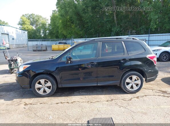 JF2SJADC0GH493627 2016 SUBARU FORESTER Black Widok wnętrza 360 stopni
