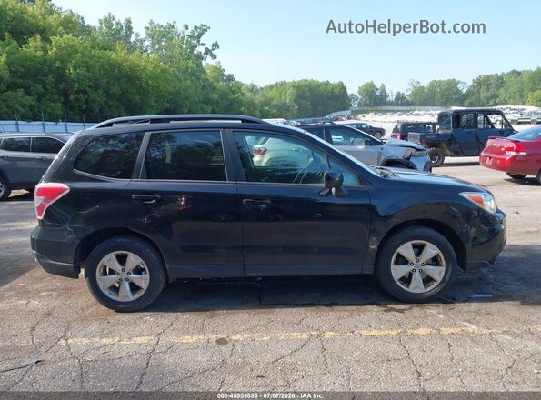 JF2SJADC0GH493627 2016 SUBARU FORESTER Black Widok wnętrza z tyłu