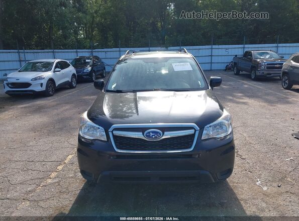 JF2SJADC0GH493627 2016 SUBARU FORESTER Black Widok zestawu wskaźników