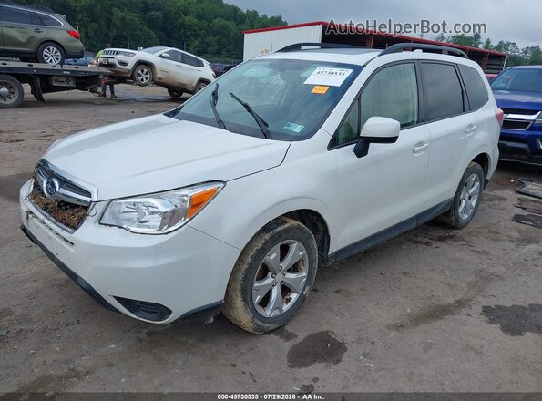 JF2SJADC0GH506957 2016 SUBARU FORESTER Белый Передняя левая четверть