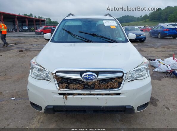 JF2SJADC0GH506957 2016 SUBARU FORESTER Белый Вид панели приборов